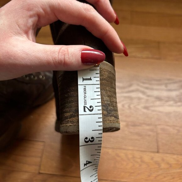 Carlos by Carlos Santana Glinda Ankle Brown Lace Up Heeled Boot Women’s Size 8 - Picture 9 of 9